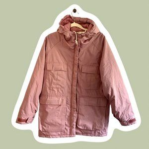 Vintage Pink Puffer Jacket